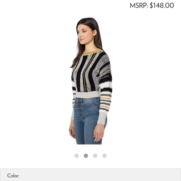 🌺 Free People; BNWT Porto Combo Sweater Sz. S & M - Picture 2 of 16